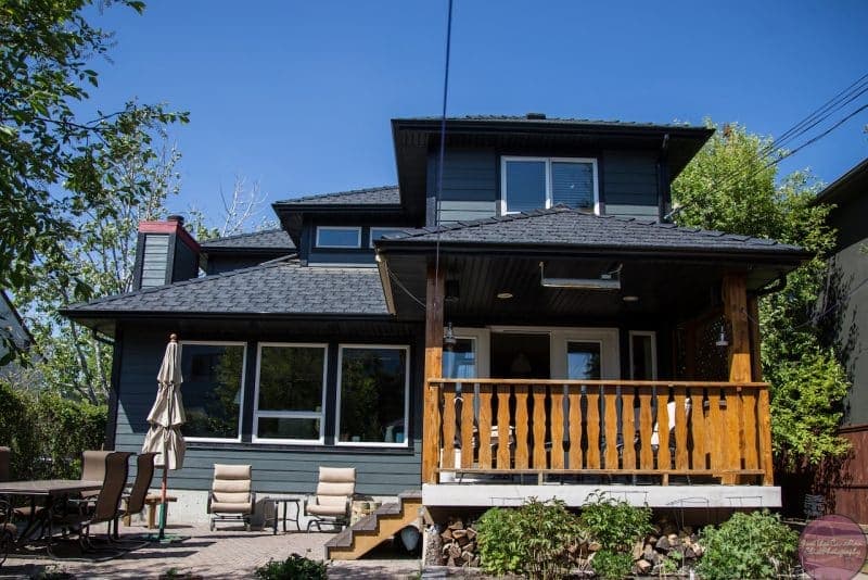 Finished residential exterior